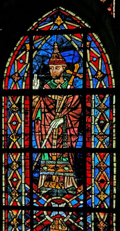 Finestra w207 raffigurante Papa Innocenzo III da French School