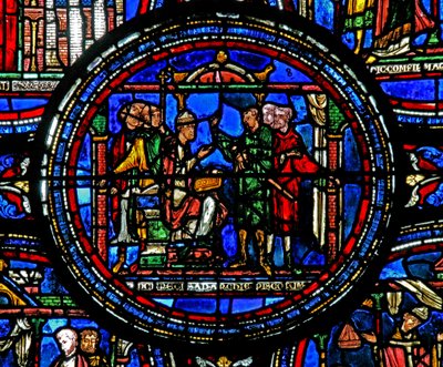San Tommaso Becket riceve emissari dal re da French School