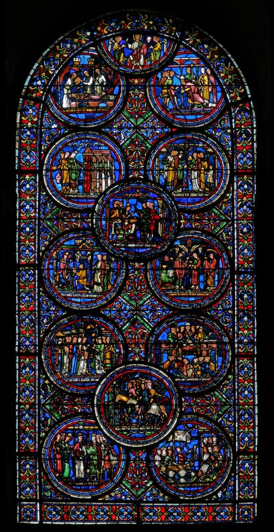 Finestra di San Tommaso Becket da French School