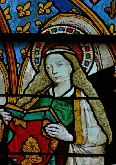 Finestra w25 raffigurante la Vergine Maria all