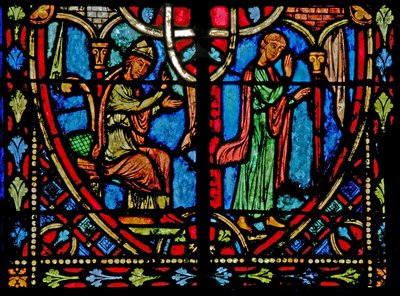 Scena della storia di Teofilo (moderna) da French School
