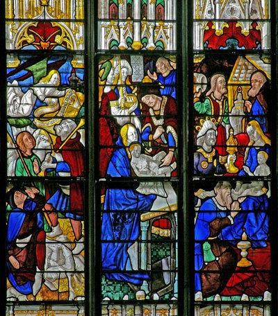 Adorazione dei Magi, Annunciazione ai pastori, Circoncisione da French School