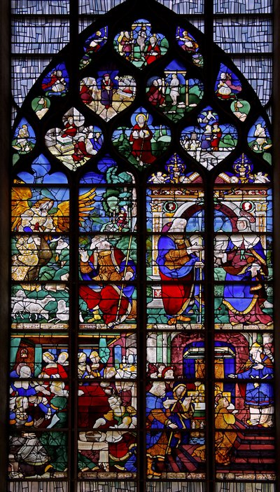 Finestra w2 raffigurante la Vita di Sant