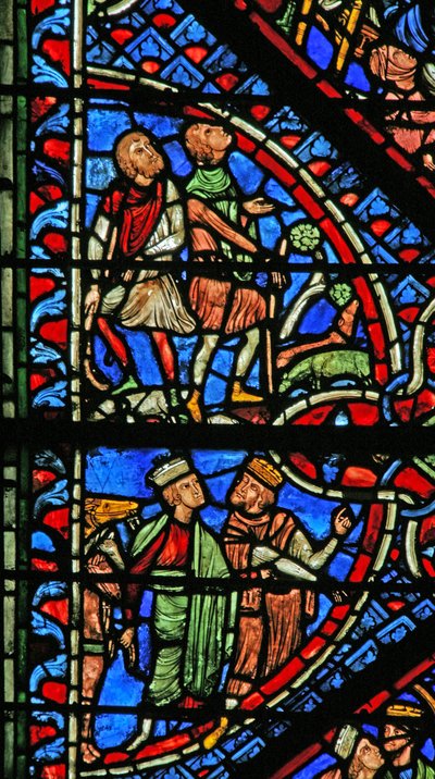 I Magi con Erode; Annunciazione ai pastori da French School