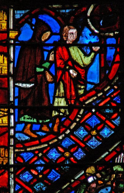 Gli israeliti partono (guidati da una colonna di fuoco - non mostrata qui) da French School