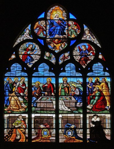 Finestra w39 raffigurante la Morte e l