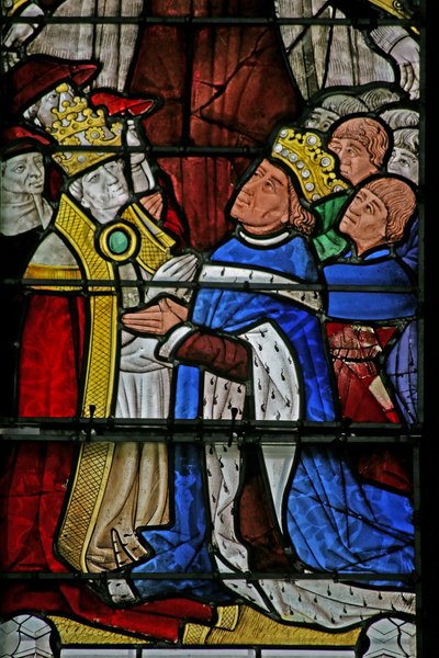 Papa Paolo II e Re Luigi XI da French School