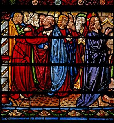 Cristo con gli Apostoli mentre Lazzaro viene risuscitato dai morti da French School
