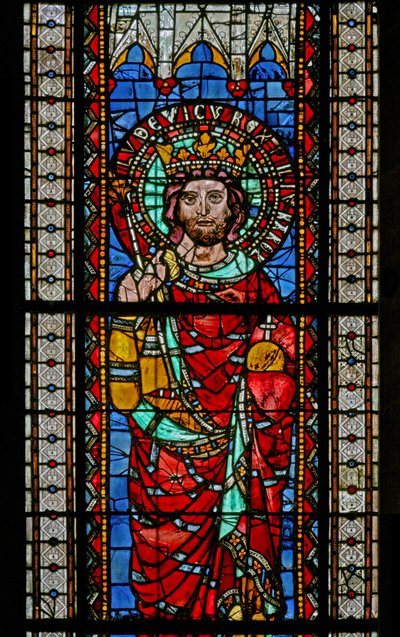 Finestra w9 raffigurante Luigi il Bello da French School
