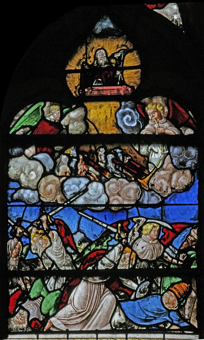 Una scena dal Libro della Rivelazione di San Giovanni da French School