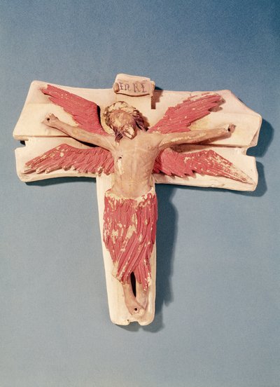 Cristo alato sulla croce da French School