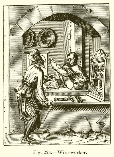 Lavoratore del filo da French School