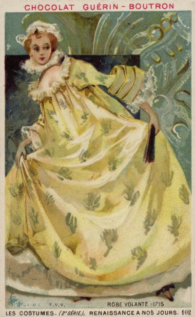 Abito femminile, 1715 da French School