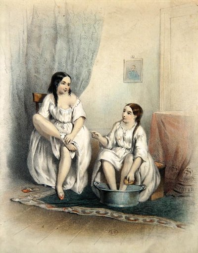 Donne alla toilette da French School