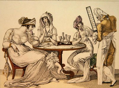 Donne in una gelateria, tavola 4 da 