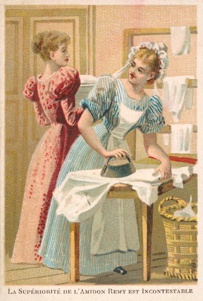 Donne che stirano da French School