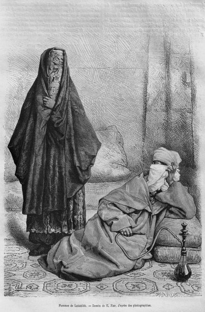 Donne di Latakia, da La Syrie d