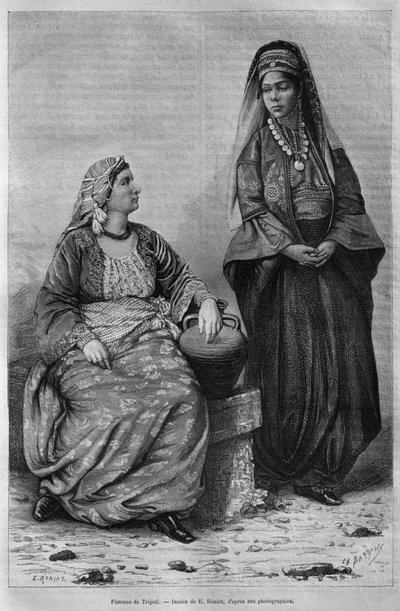Donne di Tripoli, da La Syrie d