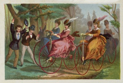 Donne in bicicletta da French School