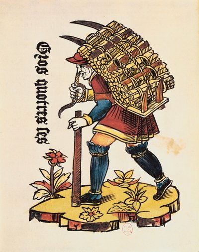 Portatore di legna da French School