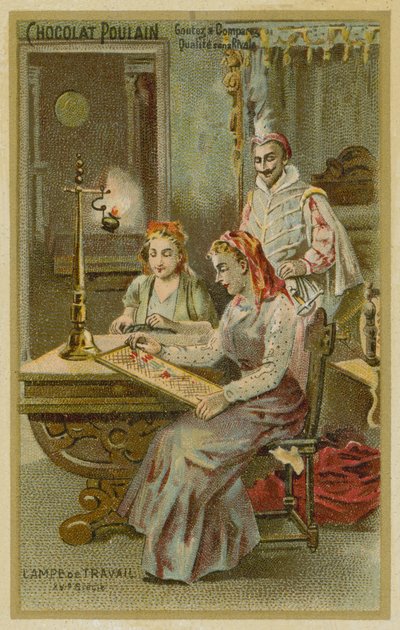 Lampada da lavoro, XV secolo da French School