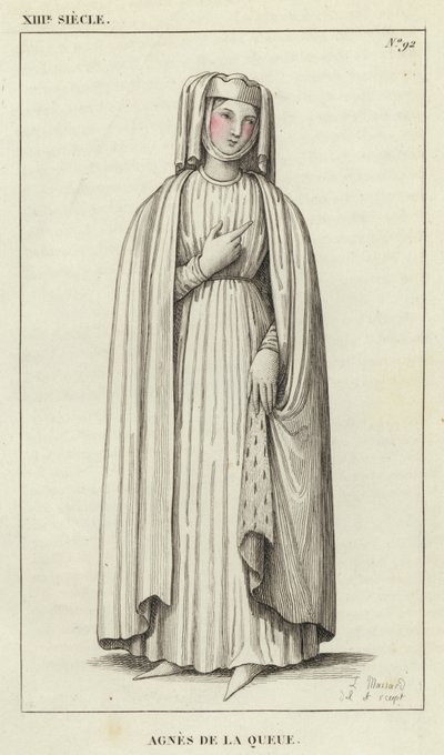 XIII Secolo, Agnes de la Queue da French School
