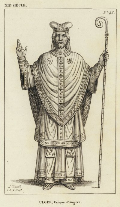 XII Secolo, Ulger, Vescovo di Angers da French School