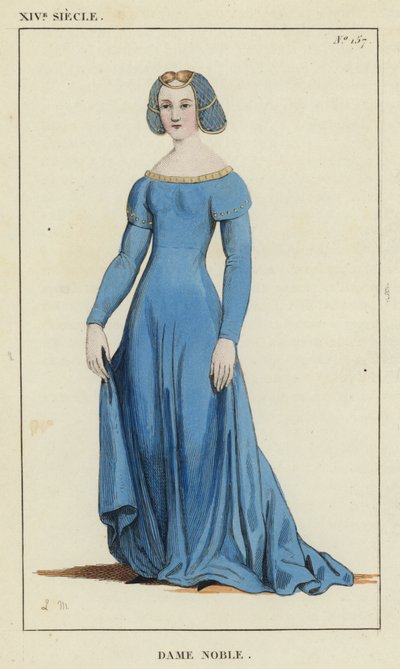 XIV Secolo, Dama Nobile da French School