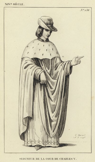 XIV Secolo, Signore della Corte di Carlo V da French School