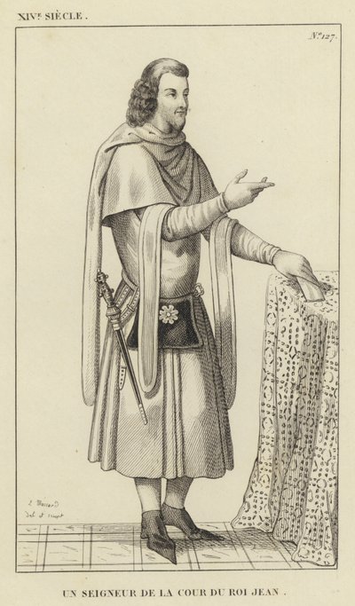 XIV Secolo, Un Signore della Corte del Re Giovanni da French School