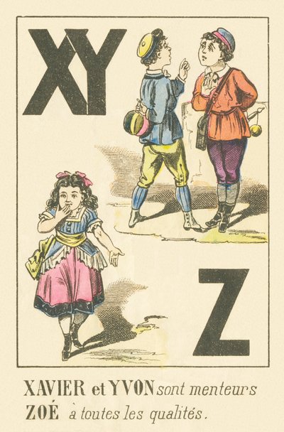 X Y Z: Xavier e Yvon sono bugiardi, Zoe ha tutte le qualità da French School