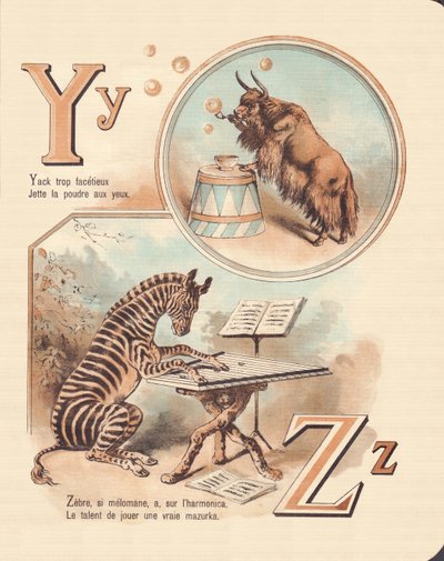 Y Z: Yak, Zebra da French School
