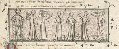 I sette peccati capitali, c.1380 da French School