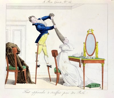 Devi imparare a soffrire per la bellezza, tavola 64 dalla serie Le Bon Genre da French School