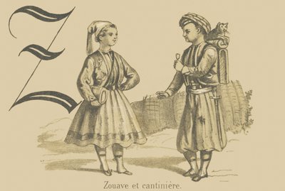 Zouave e cantiniere da French School