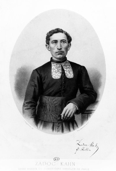 Zadoc Kahn, Gran Rabbino del Concistoro di Francia, c.1869 da French School