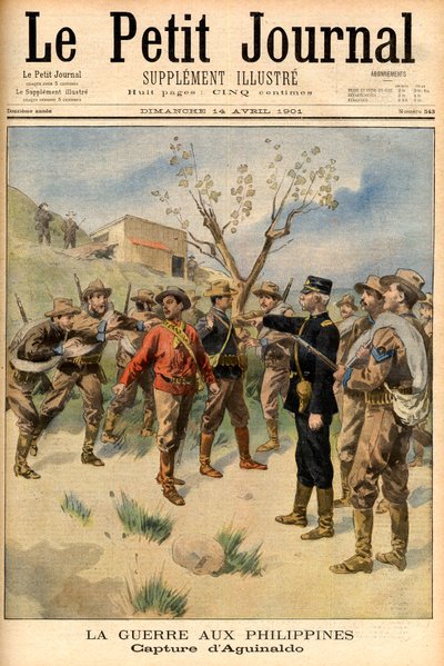 arresto del combattente per la libertà Emilio Aguinaldo da French School