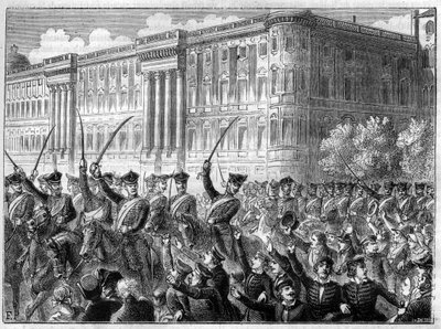 Eventi della Guerra della Quarta Coalizione 1806 - 1807 entusiasmo bellico a Berlino - Grande agitazione a Berlino - Grida di guerra contro la Francia - in 
