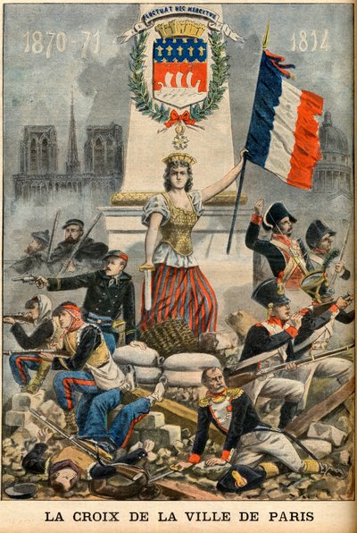 fluctuat nec mergitur - La croce della città di Parigi è introdotta nello stemma di Parigi da French School