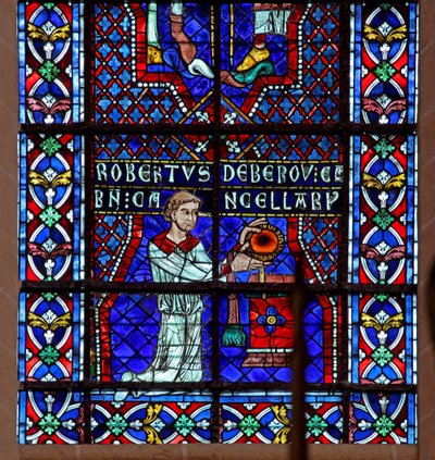 il donatore - Robert de Bérou da French School