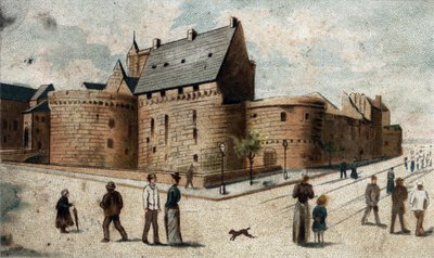 vista del castello di Nantes (Bassa Loira) da French School