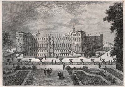 Vista del castello di Saint-Germain (Saint Germain) (Senna e Oise) sotto Enrico IV - incisione da "L