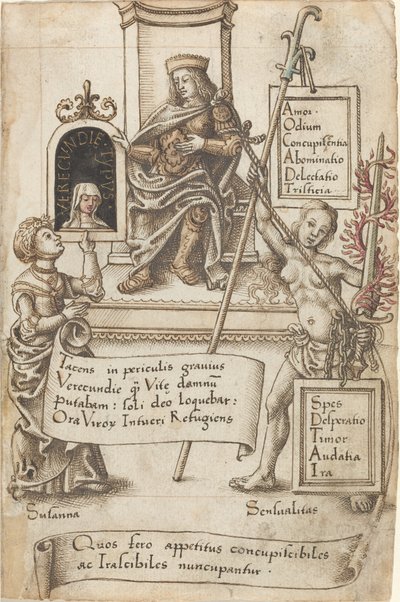 "Sempre avere le coperte piegate" [fol. 41 recto] da French early 16th Century
