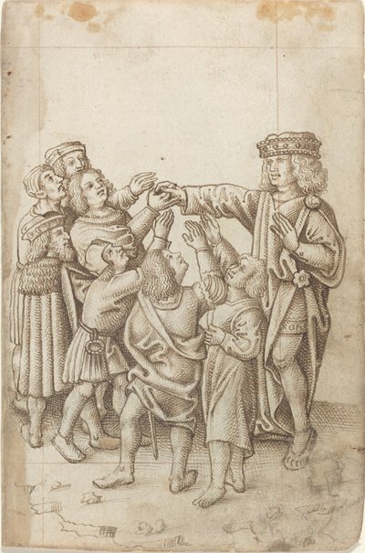 "Non Dare la Tua Mano Destra a Tutti e a Nessuno" [fol. 13 recto] da French early 16th Century