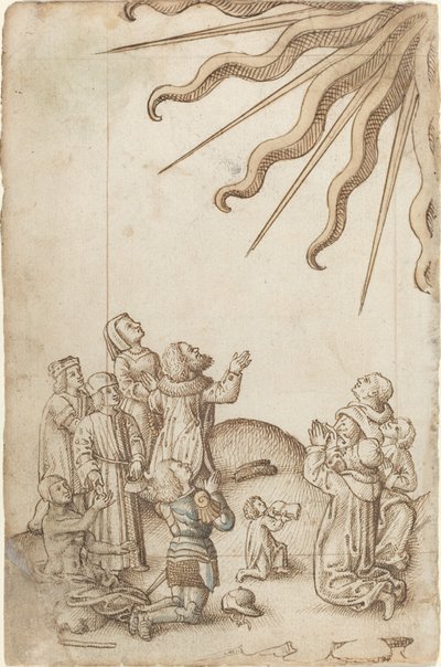 "Gira il corpo mentre adori" [fol. 37 verso] da French early 16th Century