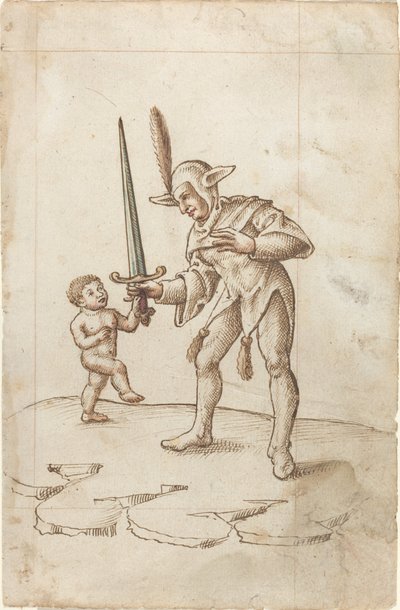 "Allontana la spada affilata" [fol. 44 recto] da French early 16th Century