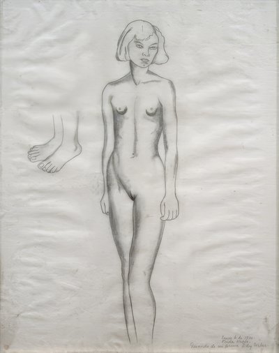 Ritratto nudo di mia cugina Ady Weber da Frida Kahlo