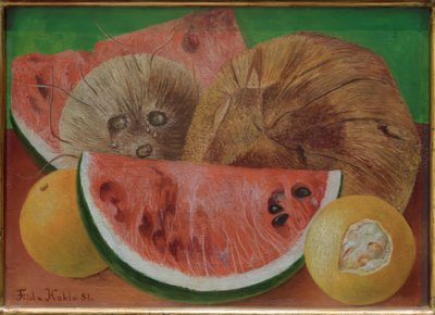 Sguardi o Le noci di cocco da Frida Kahlo