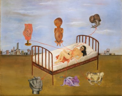 Ospedale Henry Ford o Il letto volante da Frida Kahlo