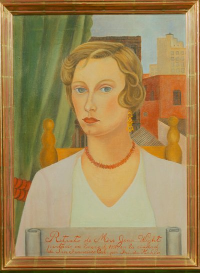 Ritratto della signora Jean Wight da Frida Kahlo